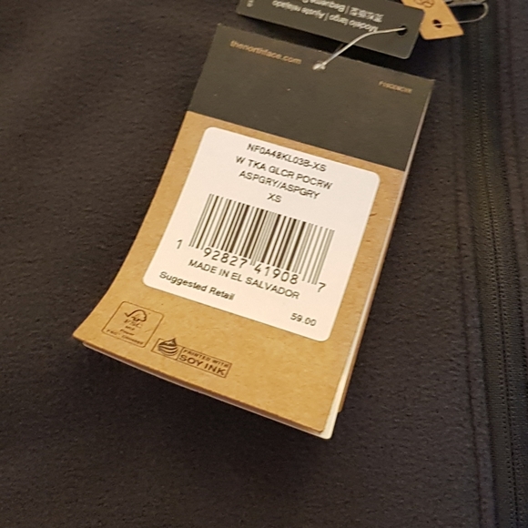 Northface TKA glacier crew pullover in XS - Picture 7 of 7